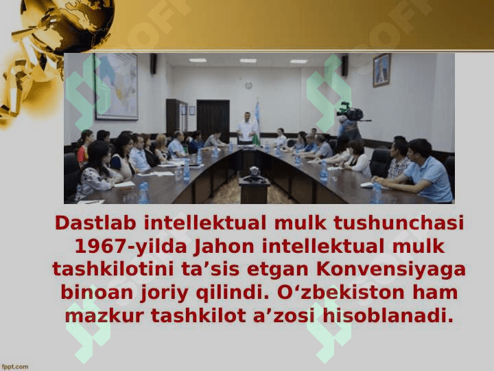 Intellektual mulkning himoyalanganlik darajasi 3