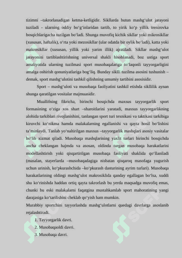 O‘quvchilarni yengil atletika mashg‘ulotlari orqali bitiruv malakaviy ish 8