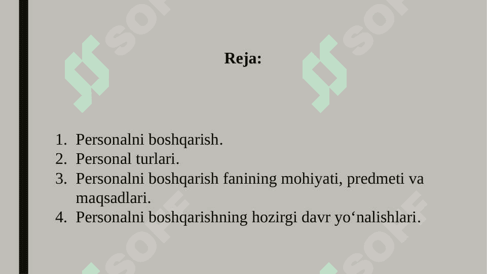 Mehmonxona xo’jaligida personalga xizmat ko’rsatish va kadrlar menejmenti 2