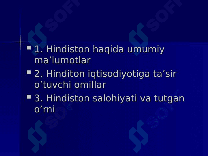Hindiston iqtisodi 2
