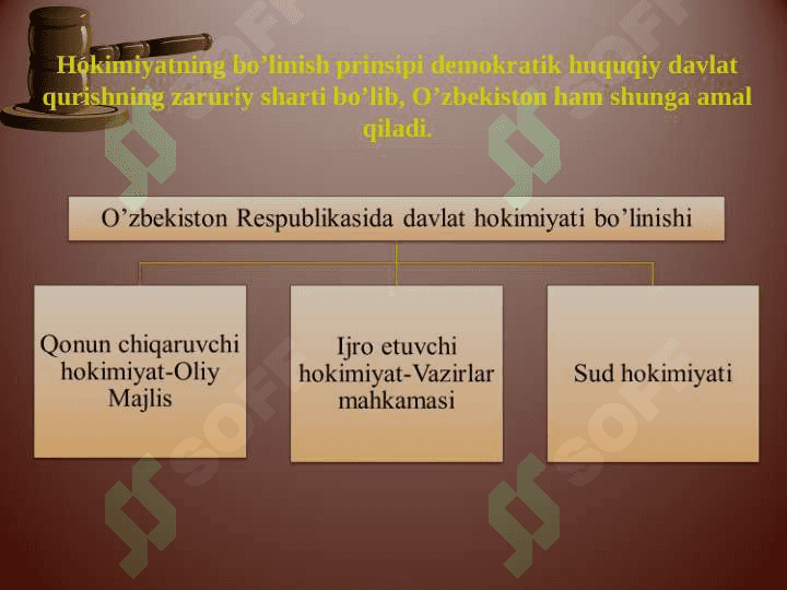 HOKIMYATLAR BO'LINISH PRINSIPI 4