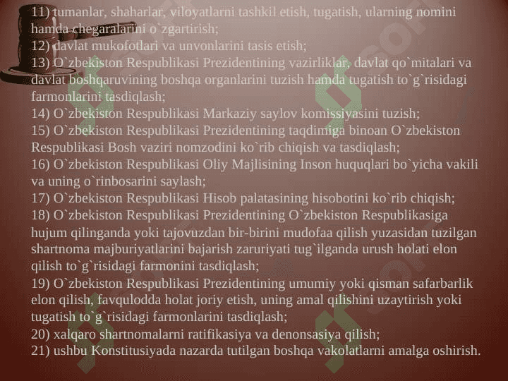 HOKIMYATLAR BO'LINISH PRINSIPI 8