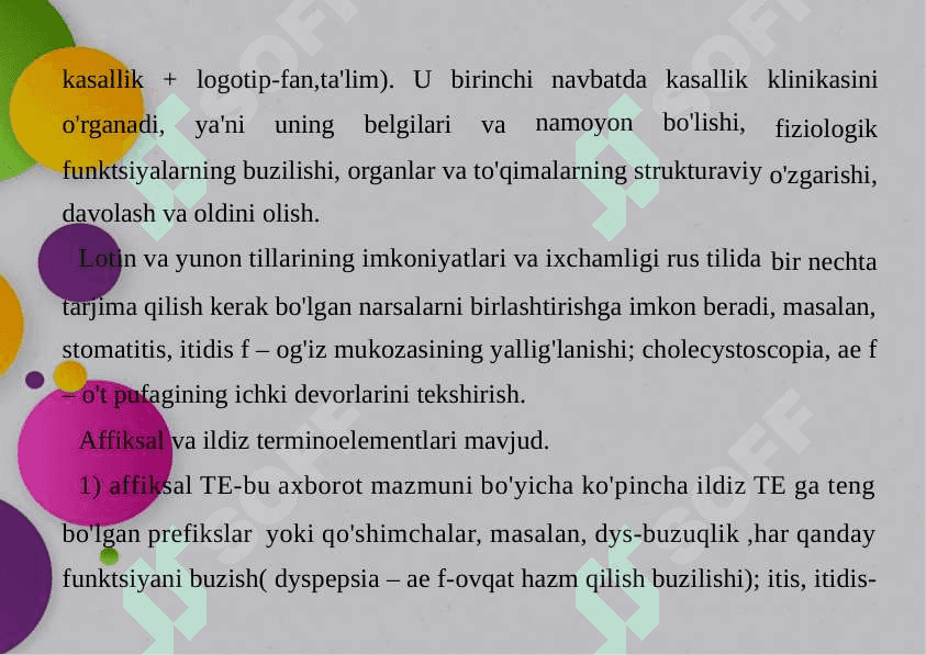 KLINIK ATAMASHUNOSLIKKA KIRISHKLINIK ATAMALAR YASASH USULLARI SUFFIKSATSIYA USULLARI 2