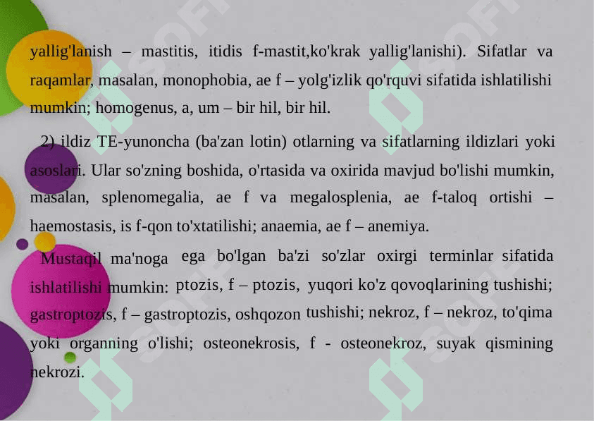 KLINIK ATAMASHUNOSLIKKA KIRISHKLINIK ATAMALAR YASASH USULLARI SUFFIKSATSIYA USULLARI 3