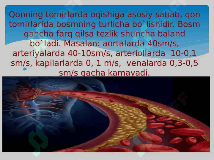 Qon aylanish sistemasining fizik asoslari. 2