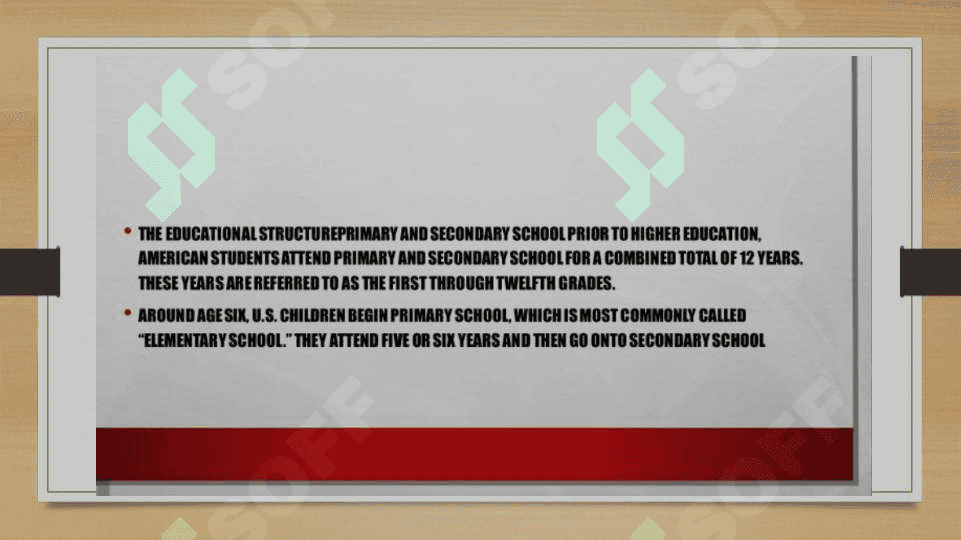 The educational system of the USA 3