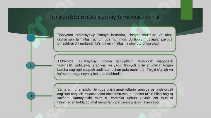 Tibbiyotda radiatsion himoya 3