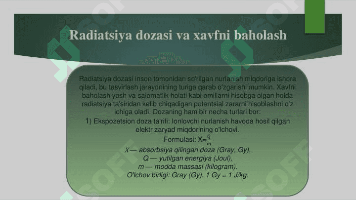 Tibbiyotda radiatsion himoya 7