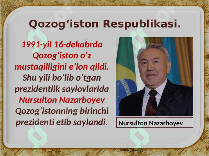 1991 – 2017-yillarda Markaziy Osiyo davlatlari 2