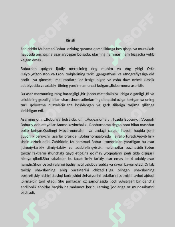 boburnoma  kurs ishi 2