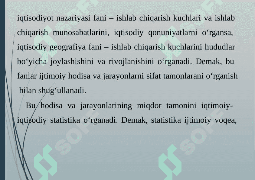 STATISTIKANING MAMLAKAT IQTISODIYOTINI  BOSHQARISHDAGI ROLI VA AHAMIYATI 4