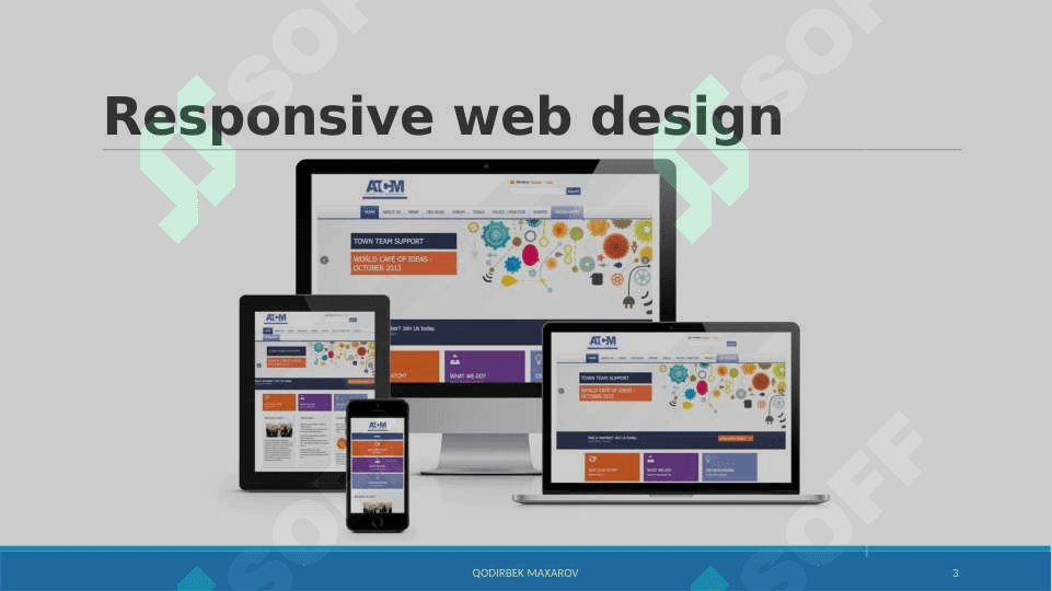Moslashuvchan dizayn | Responsive web design 3