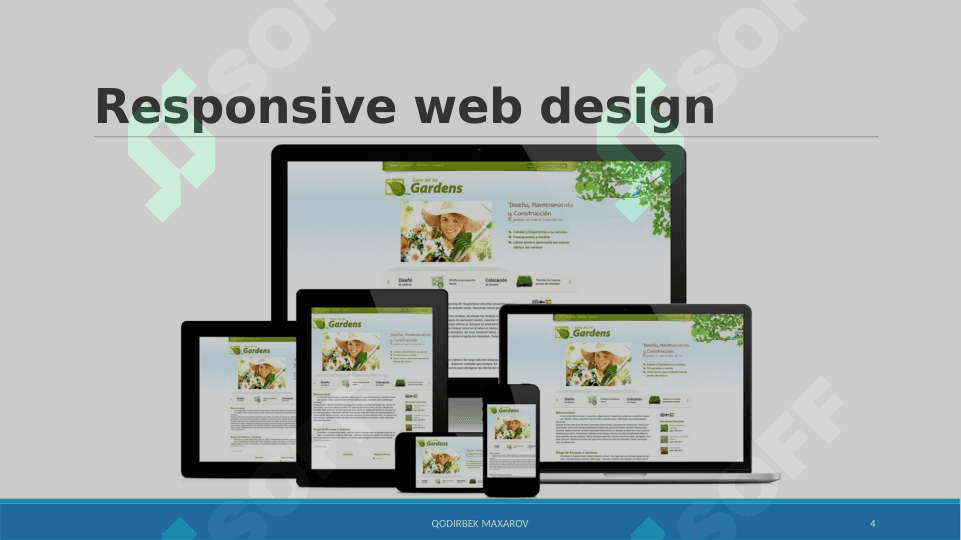 Moslashuvchan dizayn | Responsive web design 4