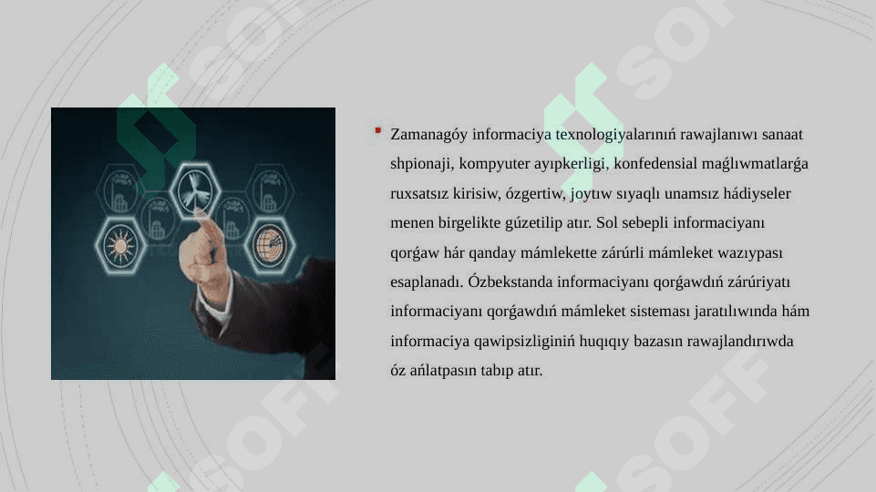 Informaciya qàwipsizligin tàmiynlewdiń zamanagóy usıl hàm quralları 3