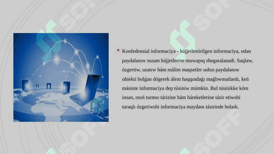 Informaciya qàwipsizligin tàmiynlewdiń zamanagóy usıl hàm quralları 7