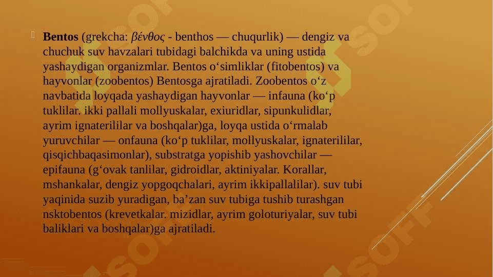 Suv muhiti organizmlari 7