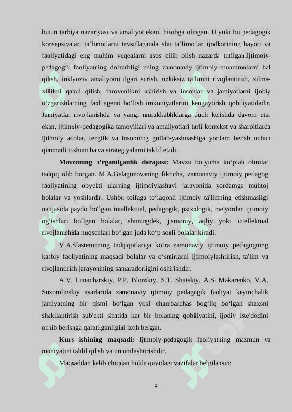 Ijtimoiy-pedagogik faoliyat 4