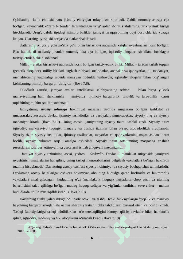 Tarixiy jarayonda jamiyatninng madaniy va manaviy qadriyatlari 6