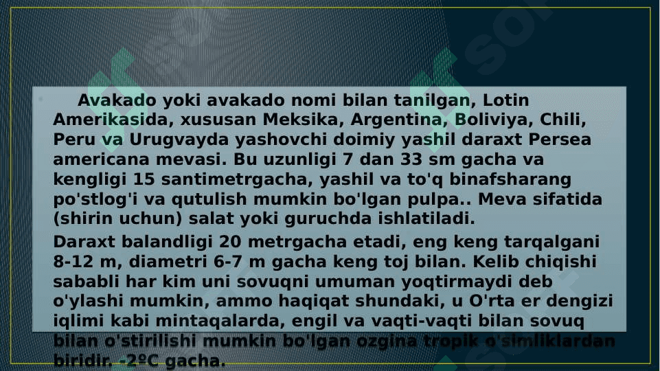 Tropik meva ekinlari 7