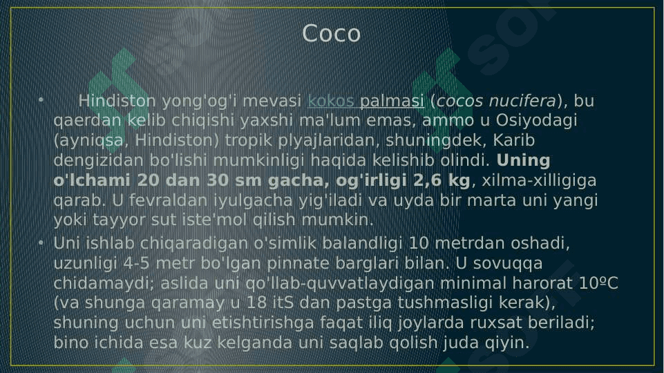 Tropik meva ekinlari 8
