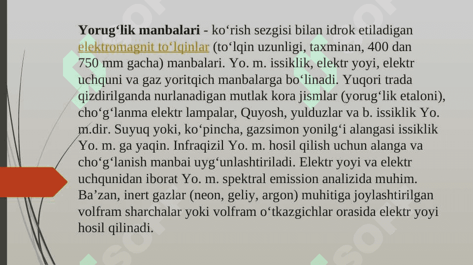 TABIIY YORUG’LIK 2