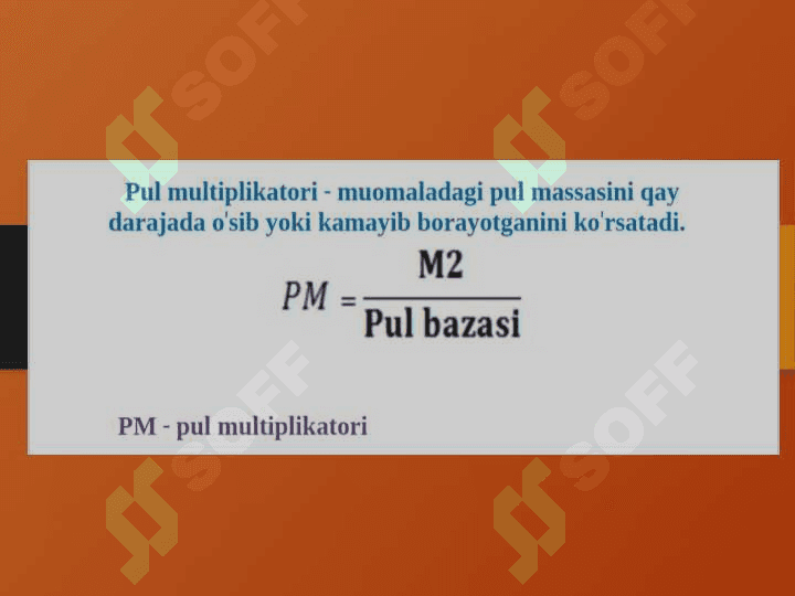 PUL MASSASI, AGREGATLARI, AYLANISHI VA TARKIBI haqida 17 betdan iborat taqdimot(prezentatsiya) 6