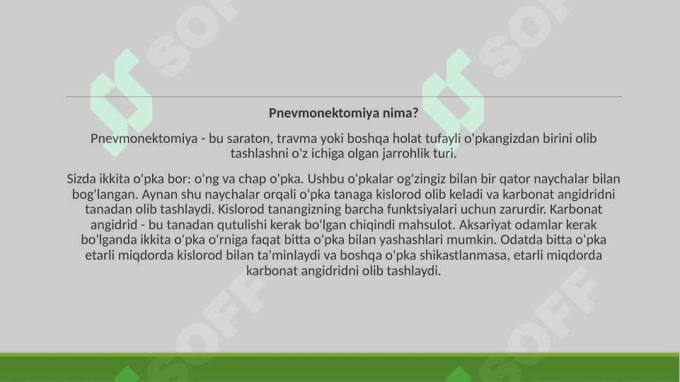 Pnevmonektomiya 2
