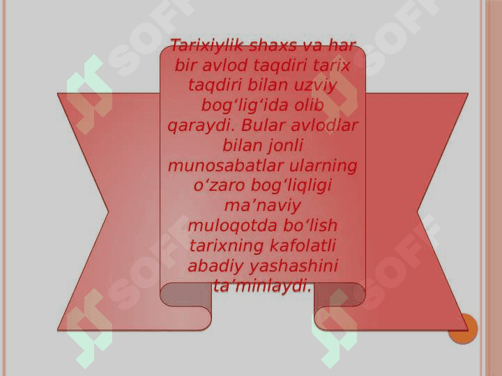 Tarixiy tamoyil rivojlanish tamoyili taqdimot 4
