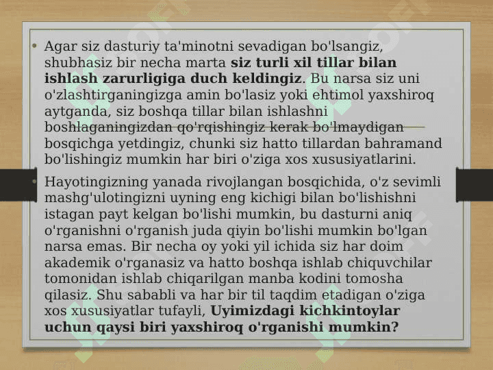 Bolalar uchun dasturlash tillarini o‘rgatish usul va vositalari 2