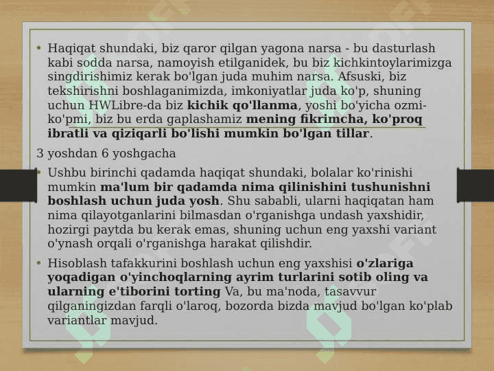Bolalar uchun dasturlash tillarini o‘rgatish usul va vositalari 3