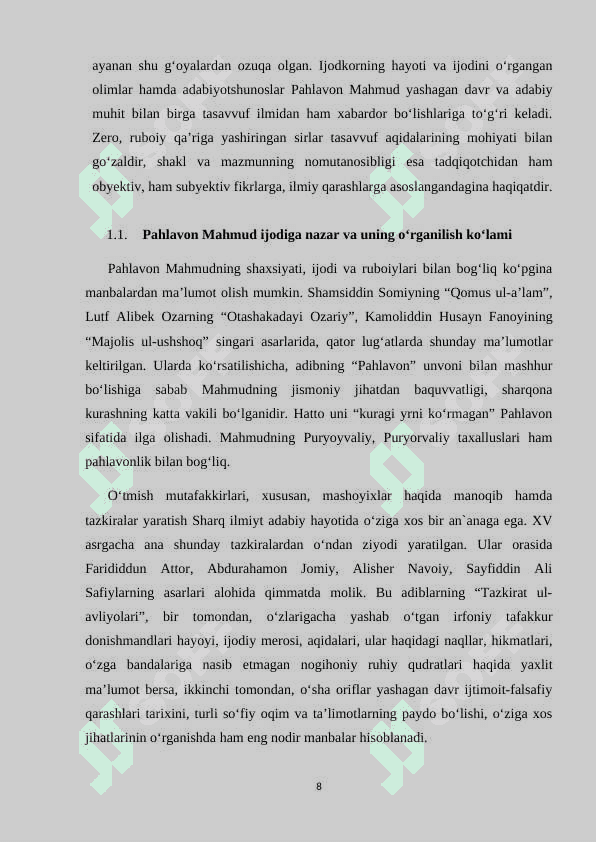 Pahlavon Mahmud ruboiylarining axloqiy-ta’limiy hamda falsafiy mohiyati 8