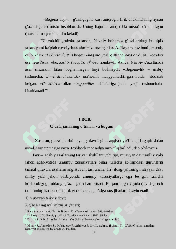 G`azal –  mumtoz she`riyatning asosiy janri sifatida 7