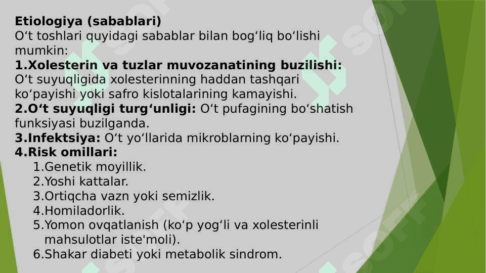 O’t tosh kasalliklari 7