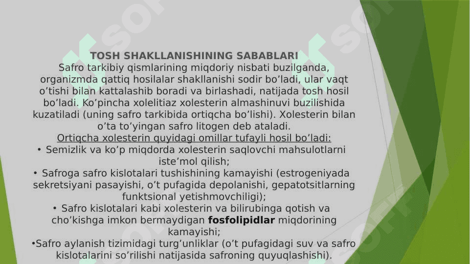 O’t tosh kasalliklari 8
