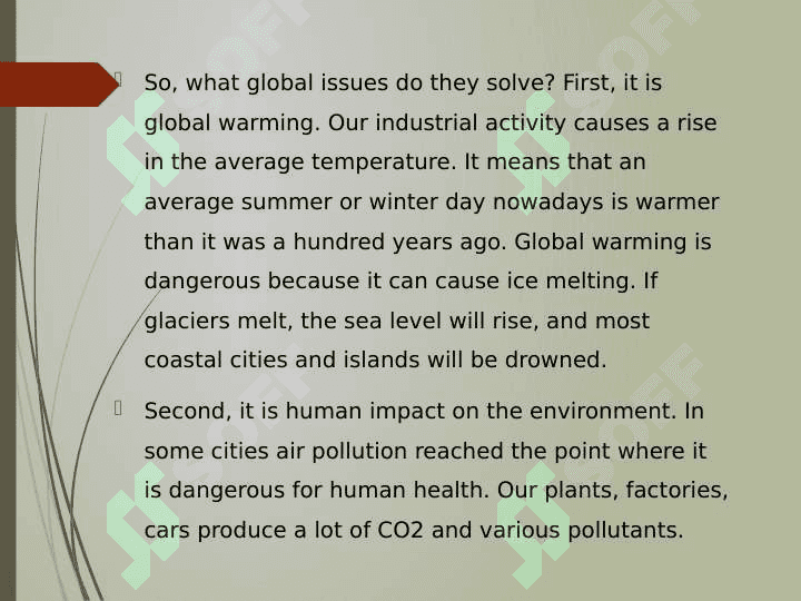 Global problems 4