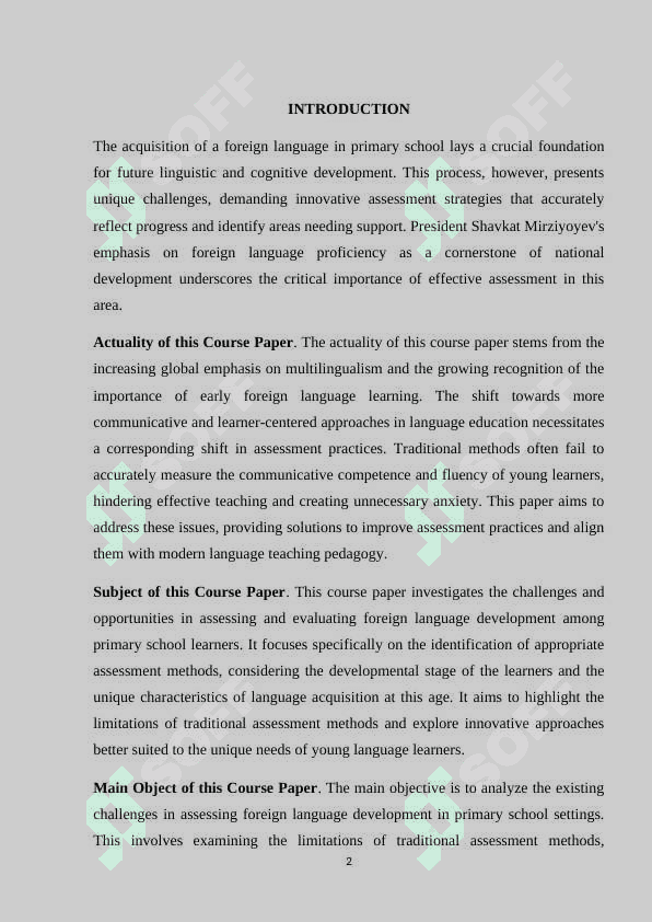 ASSESSING AND EVALUATING FOREIGN LANGUAGE 2