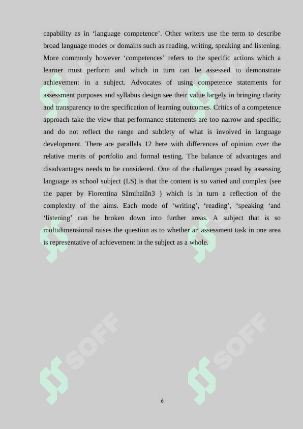 ASSESSING AND EVALUATING FOREIGN LANGUAGE 6
