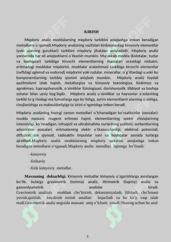 GRAVIMETRIK ANALIZ 3