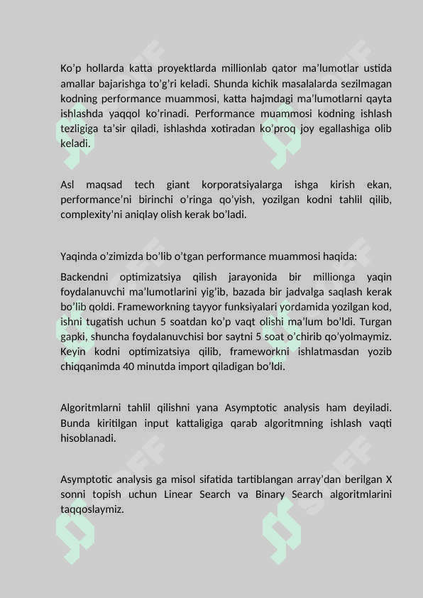 ALGORITIMLAR.ALGORITIMLAR MURAKKABLIGI 4
