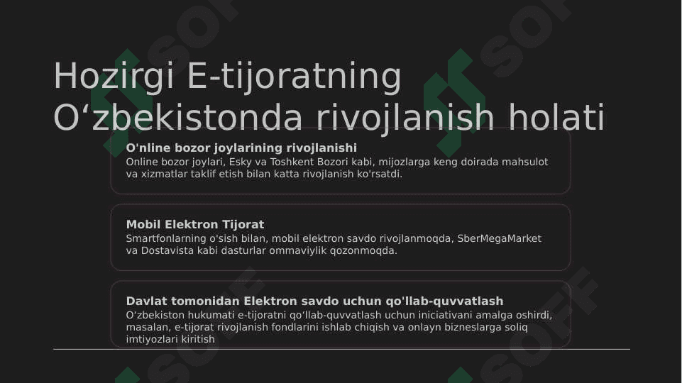 Oʻzbekiston respublikasida elektron tijoratning rivojlanish holati 4