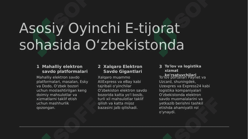Oʻzbekiston respublikasida elektron tijoratning rivojlanish holati 5