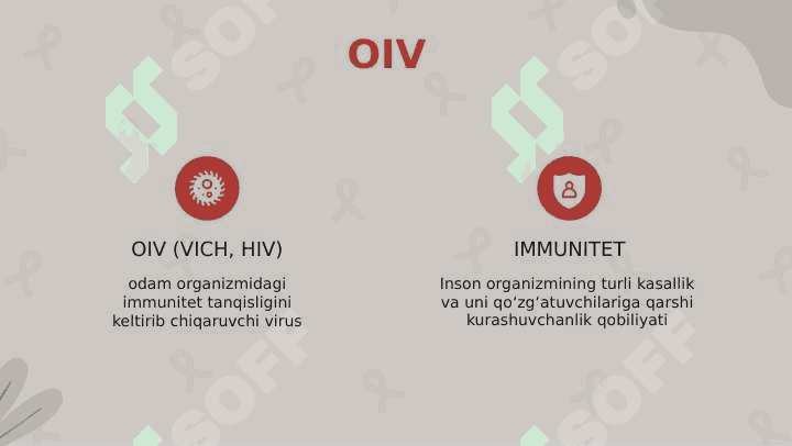 OIV INFEKSIYASI VA UNI YUQTIRMASLIKNI OLDINI OLISH 3