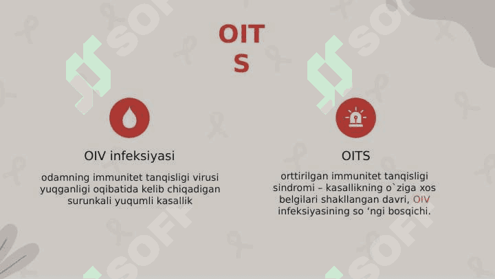 OIV INFEKSIYASI VA UNI YUQTIRMASLIKNI OLDINI OLISH 4