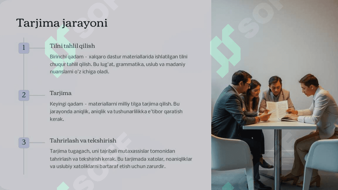 Xalqaro ta'lim dasturlari materiallarini tarjima qilish va moslashtirish 2