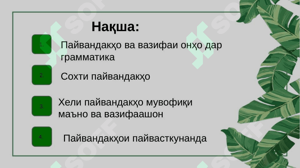Пайвандҳои пайвасткунанда ва тобеъкунанда 2