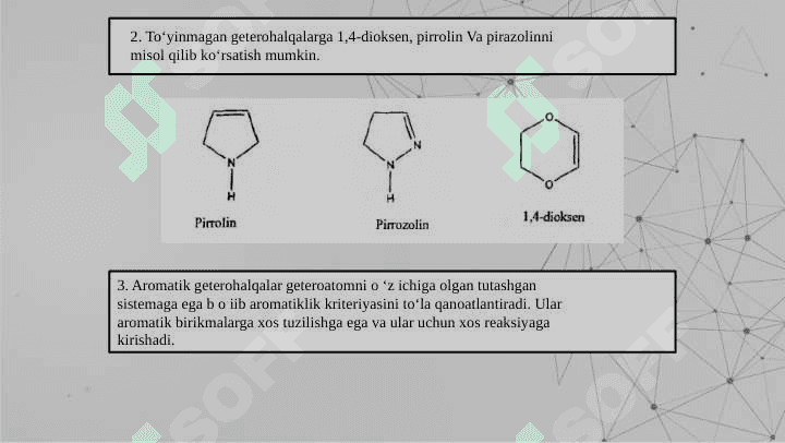 Dorivor preparatlar tarkibidagi yetti a'zoli aromatik birikmalar 6