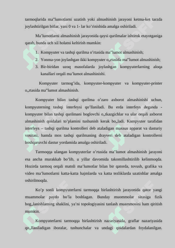 Tarmoq qurishda uchraydigan asosiy muammolar 5