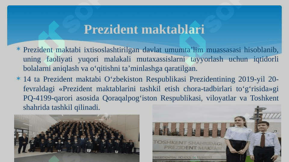 Prezident maktablari 2