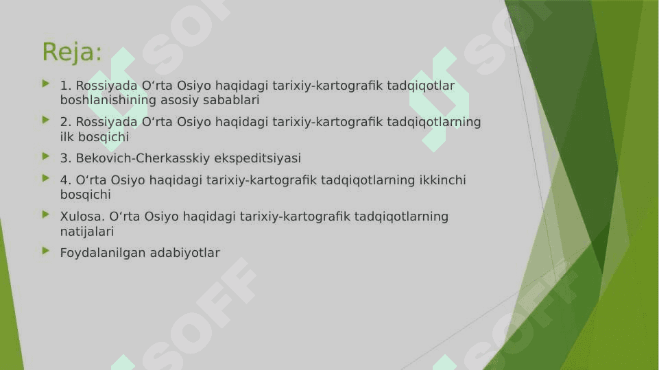 XVI-XIX asrning birinchi yarmida O'rta Osiyo haqidagi tarixiy-geografik tadqiqotlar 2