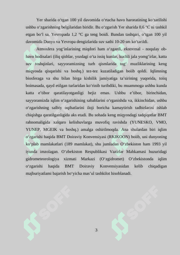 «Yevrosiyo materigi iqlimi va iqlim mitaqalarining tarkib topishi” 3